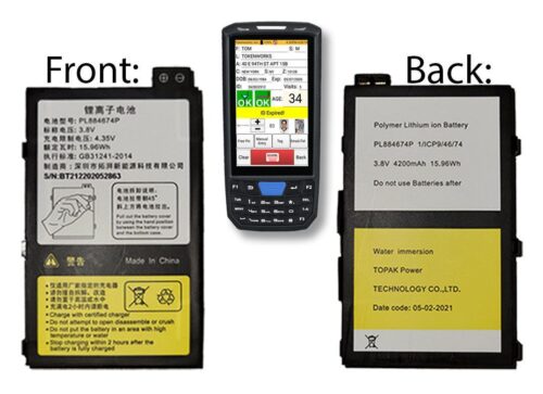 Battery for TokenWorks ID Scanners – IDVisor Smart V2